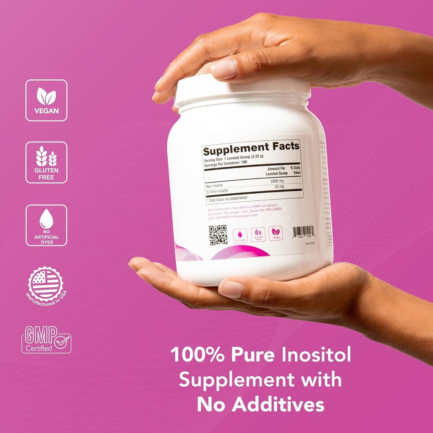 Theralogix Ovasitol Inositol Powder 400g | 40:1 Blend