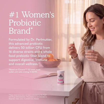Garden of Life Women's Probiotics 50 Billion CFU 30 Capsules (3 Pack)