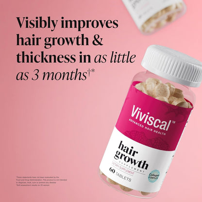 Viviscal Hair Growth Supplement for Women 60 Tablets (2 Pack)
